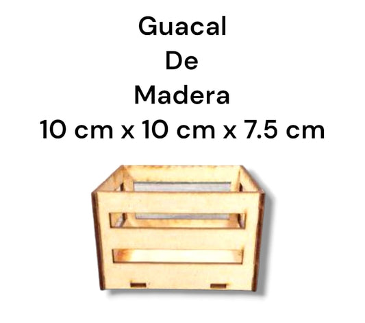 Huacal de madera