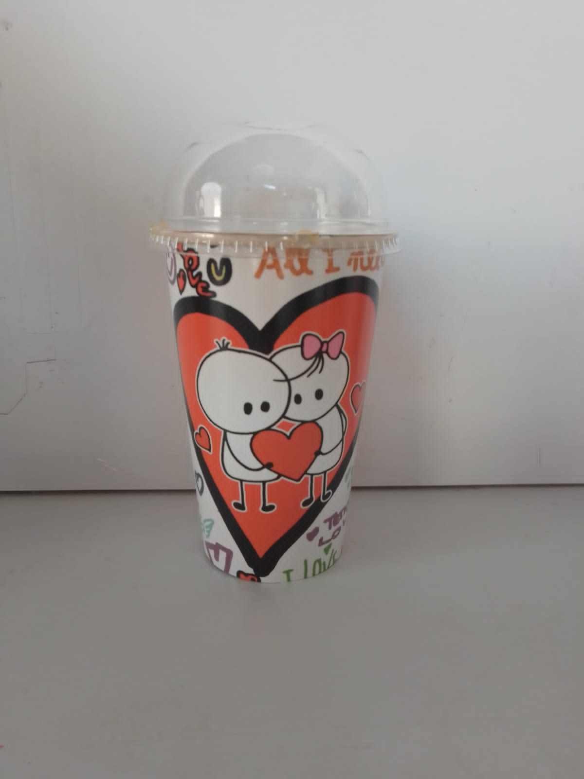 Vaso decoraco amor y amistad