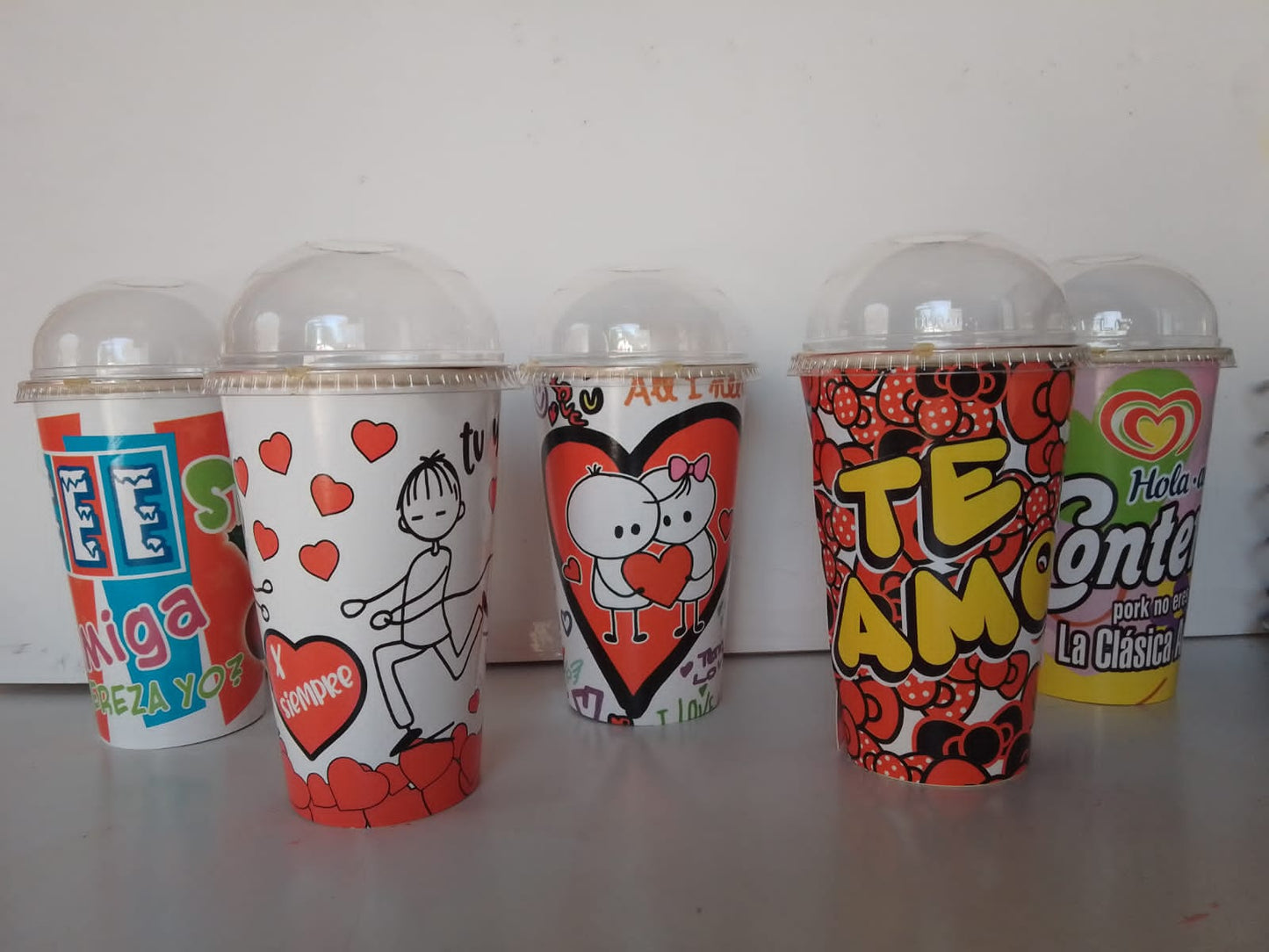 Vaso decoraco amor y amistad