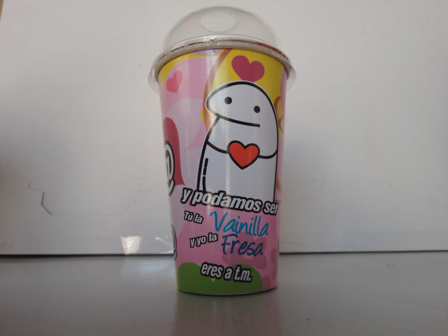 Vaso decoraco amor y amistad